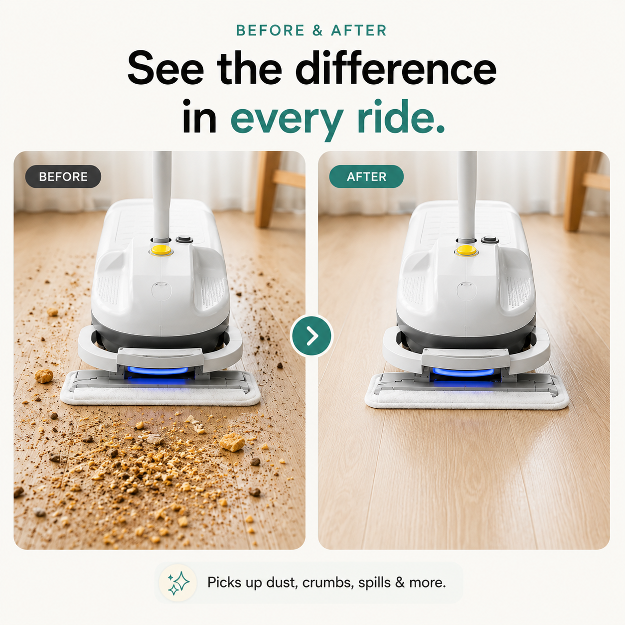 Less Screen Time. Cleaner Floors. Happier Kids.