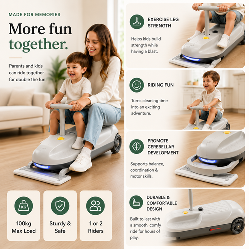 Less Screen Time. Cleaner Floors. Happier Kids.